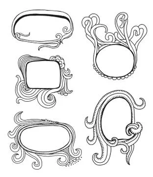 Frames Ilustración de archivo