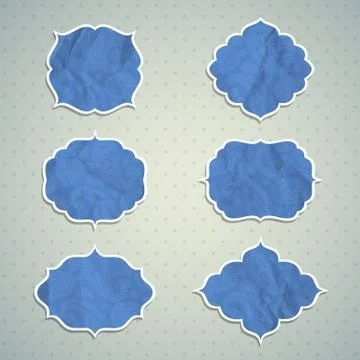 Frames in the Indian style Illustrazione stock