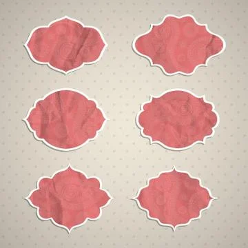 Frames in the Indian style Stock Illustration