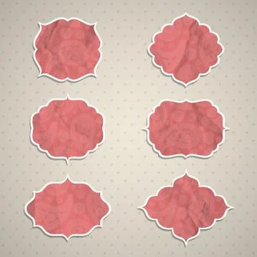 Frames in the Indian style Stock Illustration