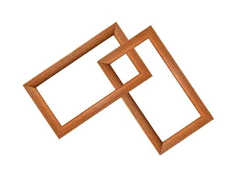 Frames isolated on white background Stock Photos