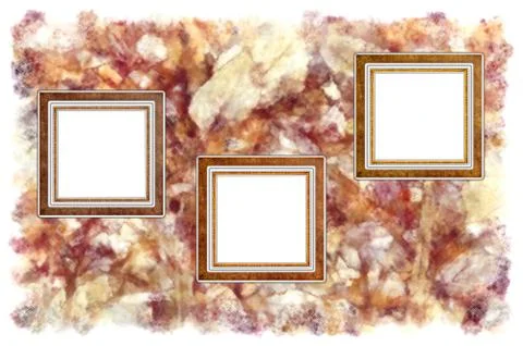 Frames old leather on a abstract art grunge background 스톡 사진