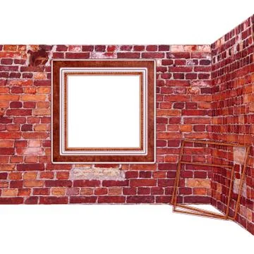 Frames old leather 스톡 일러스트