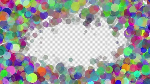 Frames Overlay from Particles 1 動画素材 264304080
