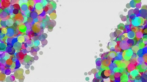 Frames Overlay from Particles 3 動画素材 264496489