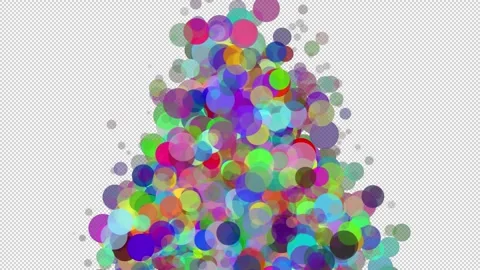 Frames Overlay from Particles 7 库存影片 264664270