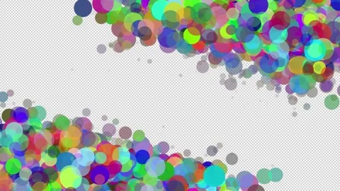 Frames Overlay from Particles 8 Vídeos de archivo 265061540