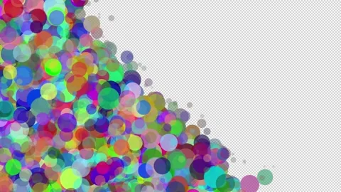 Frames Overlay from Particles 9 動画素材 265076377