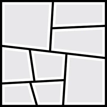 Frames photo collage. Vector illustration Stock Illustration