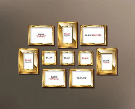 Frames for photos or paintings 스톡 일러스트