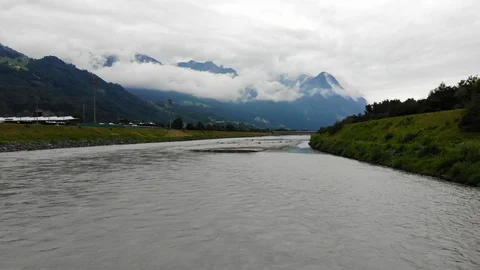 Frames of picturesque alpine valleys and meadows Stock Footage 118616317