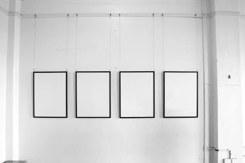 Frames on prison wall Stock Photos