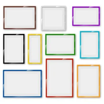Frames set Stockillustratie