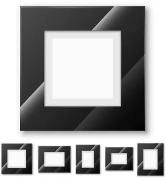 Frames set Illustrazione stock