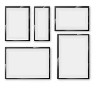 Frames set 스톡 일러스트