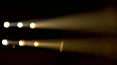 Frames of spotlights that shine on the stage in the theater Stock Footage 99967791