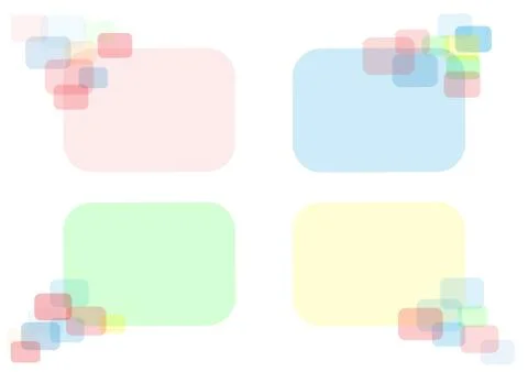 Frames for text Stock Illustration