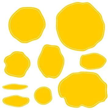 Frames for text in the style of Hand drawn. frame for text or banner for text. Stock Illustration