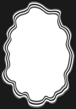 Frames for text in the style of Hand drawn. frame for text or banner for text. Stock Illustration