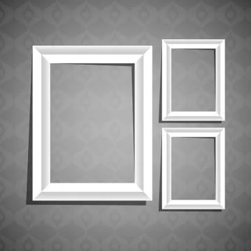Frames on the wall Иллюстрация