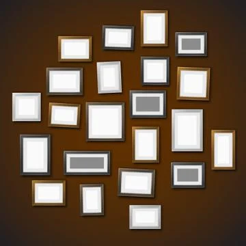 Frames wall Stockillustratie