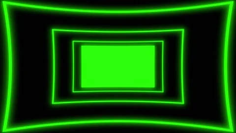 Frames zoom glow green neon seamless 4k video 스톡 동영상 269876383