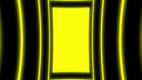 Frames zoom yellow glow neon seamless 4k video Video stock 269876250