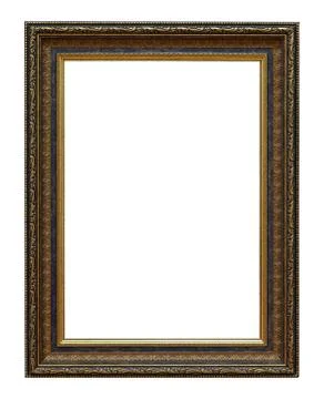 Framework in antique style. classy frame - square shape. Vintage picture fram Stock Photos