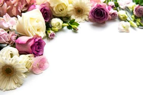 Framework from flowers Foto stock