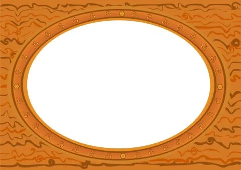Framework for the image. Stock Illustration