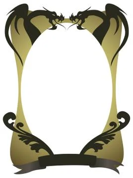 Framework for the image. Stock Illustration