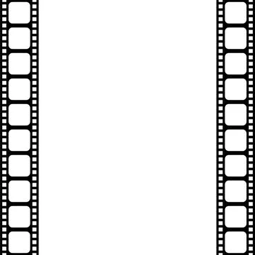 Framework inspired by film stripe Illustrazione stock