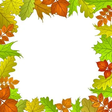 Framework from leaves Stock Illustration