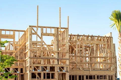 Framework for the new apartment Stock Photos
