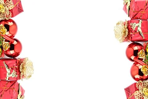 Framework for new year and christmas. Stock Photos