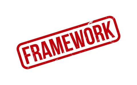Framework Rubber Stamp Seal Vector Stock Illustration