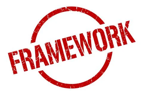 Framework stamp Illustrazione stock