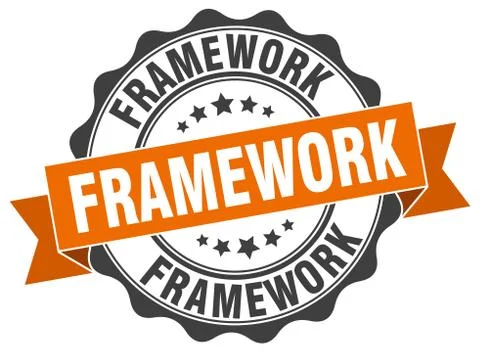 Framework stamp. sign. seal Illustrazione stock