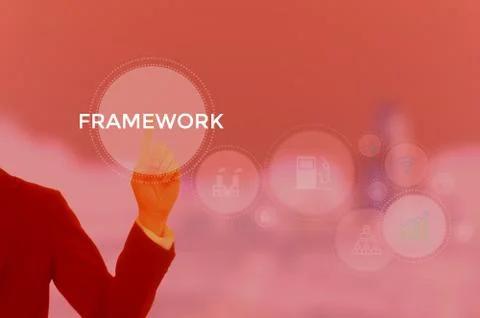 FRAMEWORK - technology and business concept Foto stock