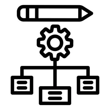 Framework Vector Icon Design Illustration Stock Illustration