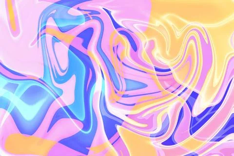 Framing the canvas with a colorful marble effect pattern in purple, pink, a.. Stock Illustration