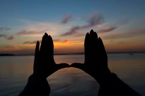 Framing the sky Stock-Fotos