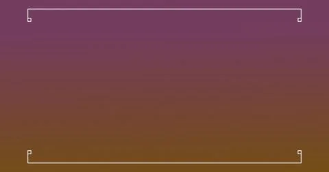 Framing thin white rectangular border floating on purple-brown gradient, showing Stock Photos