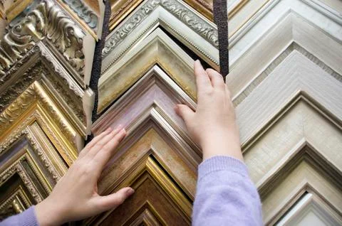 Framing Workshop Assistant 写真素材