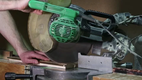 Framing Workshop. Making baguette handmade picture frame at studio Stock Footage 170749228