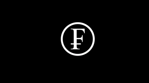 Franc icon animated video Stock Footage 294938027
