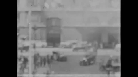 FRANCE - 1926 - In this silent comedy, a man has bad dreams while his neighbor Stock Footage 323224049