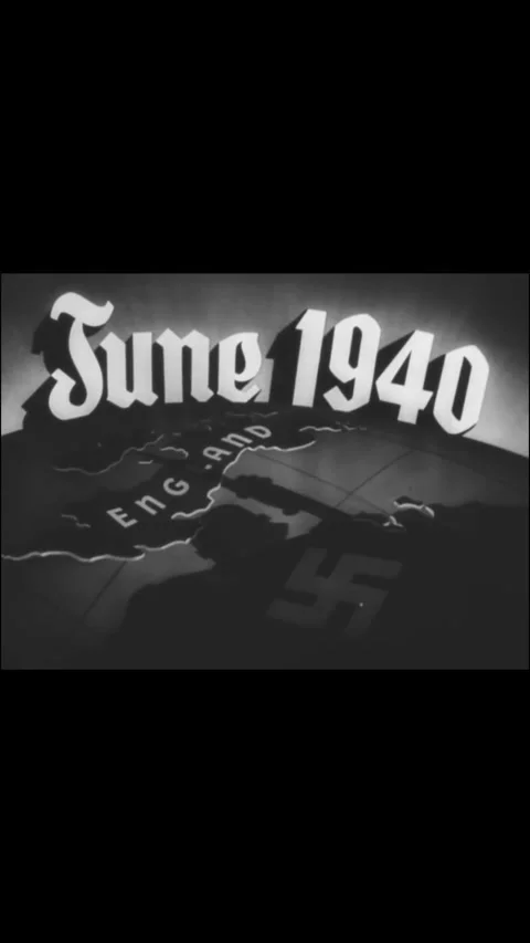 FRANCE - 1940 - In this Frank Capra documentary, Adolf Hitler and his staff Stock Footage 338414271