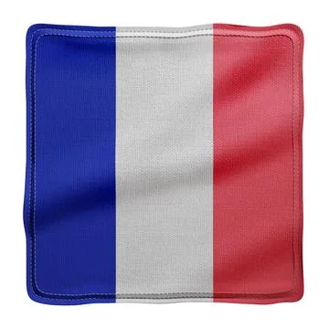 France 3d flag 스톡 일러스트