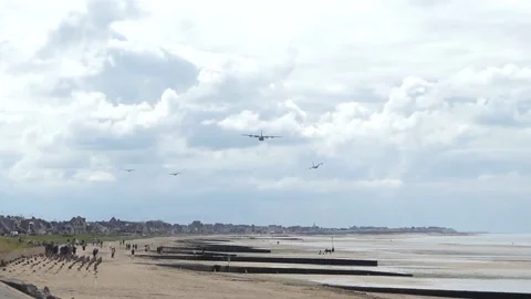 France: 80 years after D-Day, some sites commemorating the Allied landings i... Stock Footage 277093732